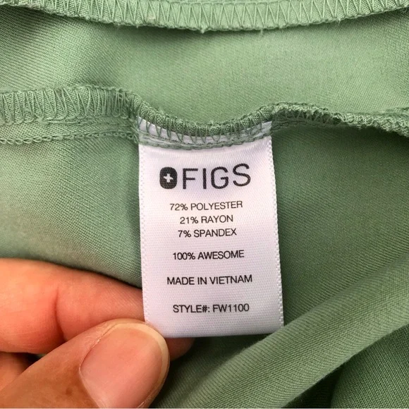 FIGS Limited Edition Jade Scrub Casma Top M/Yola Skinny Pant S - Picture 7 of 16